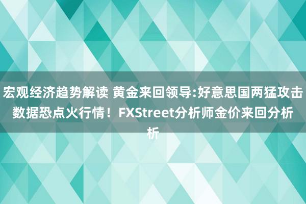 宏观经济趋势解读 黄金来回领导:好意思国两猛攻击数据恐点火行情！FXStreet分析师金价来回分析