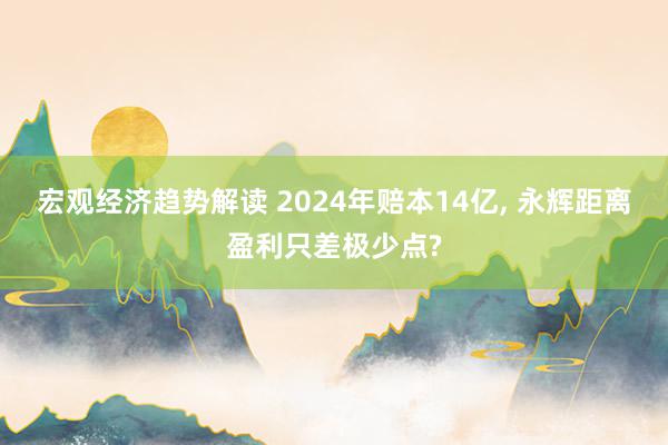 宏观经济趋势解读 2024年赔本14亿, 永辉距离盈利只差极少点?